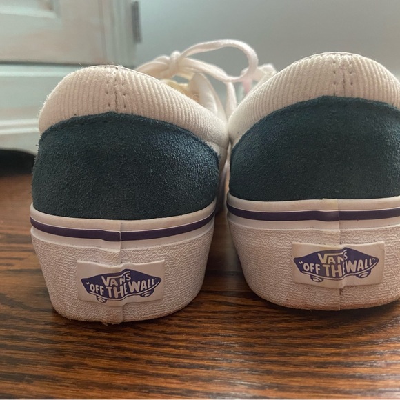 Vans Women's Pink and White Sneakers - Picture 4 of 4